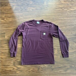 Carhartt Men's Long Sleeve Shirt - Deep Purple